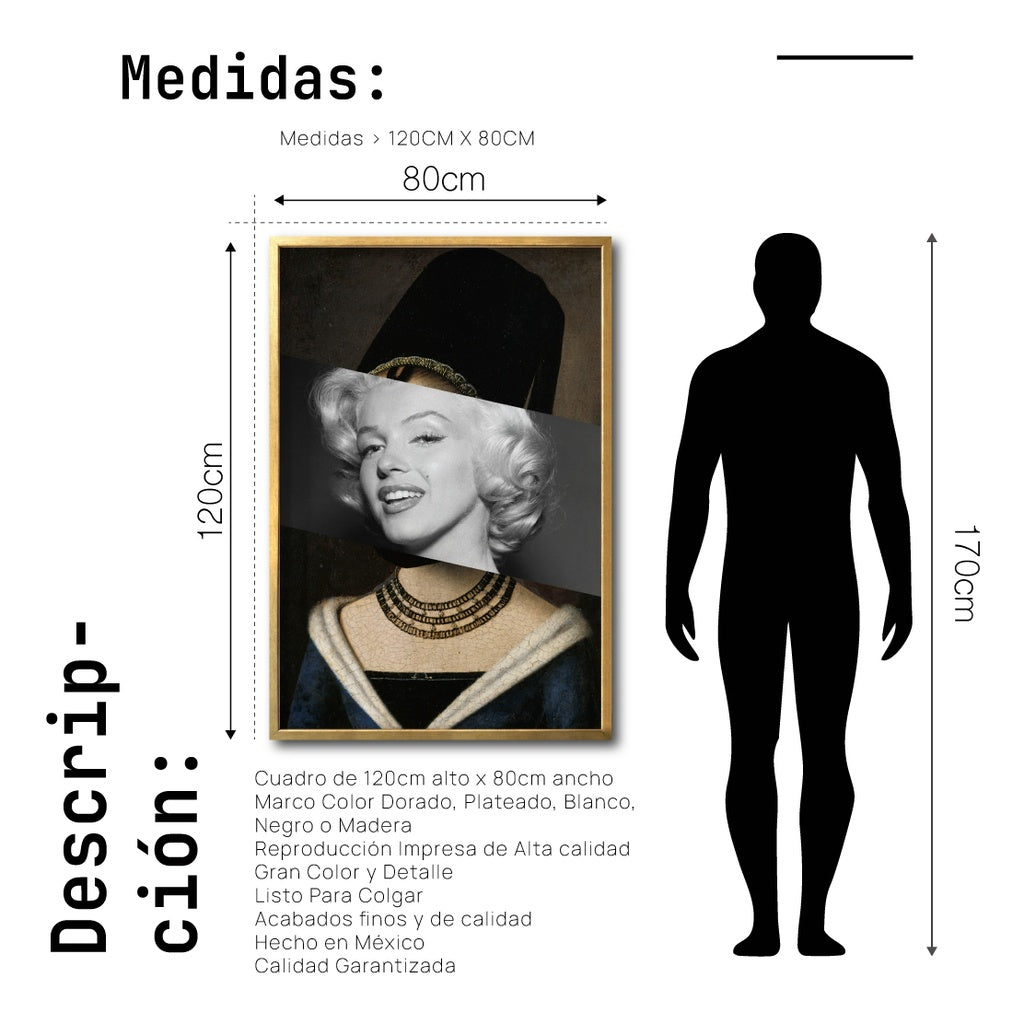 Marilyn monroe cuadro decorativo codigo 006-GN