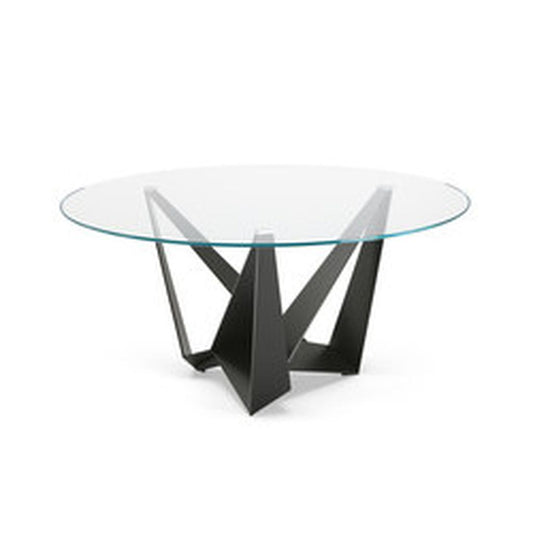 Round Mesa de Comedor Cristal